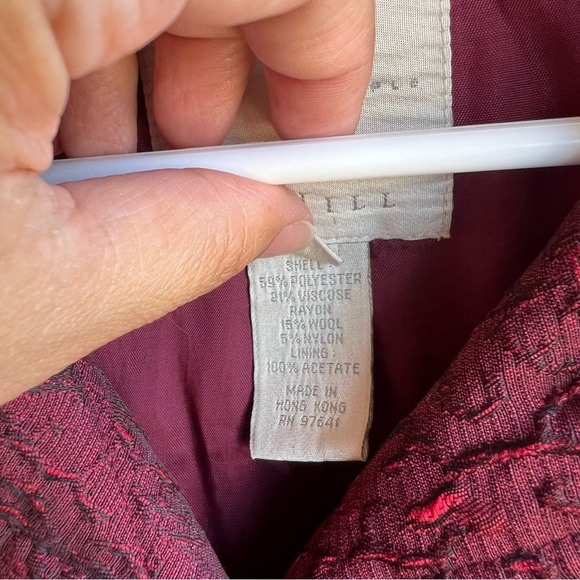 Vintage J.Jill Button Down Jacket - Size M - Floral Fall Whimisgoth - Picture 3 of 4